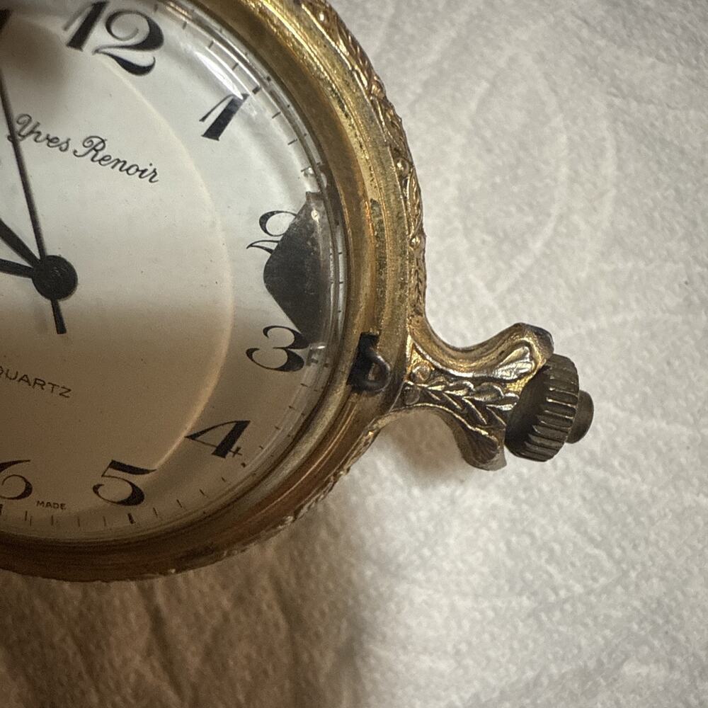 Vintage - Swiss Made - JC Penny Mechanical Wind Up Pocket Watch - Duck Hunt Dog - Picture 16 of 16